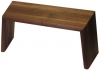 Designhocker in Nussbaum geölt